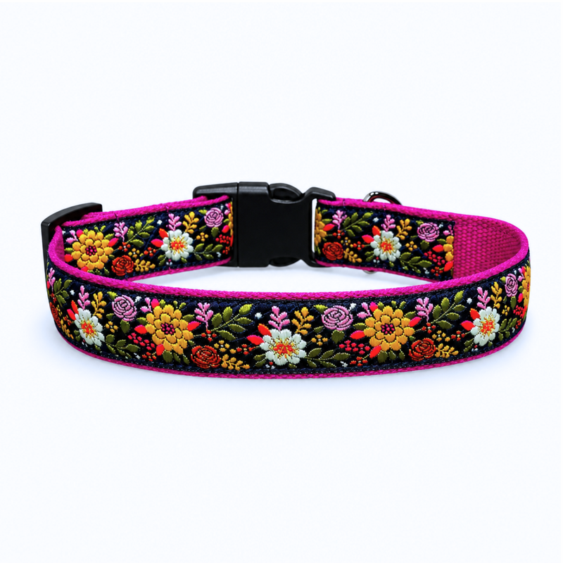 Coastal Bloom Dog Collar