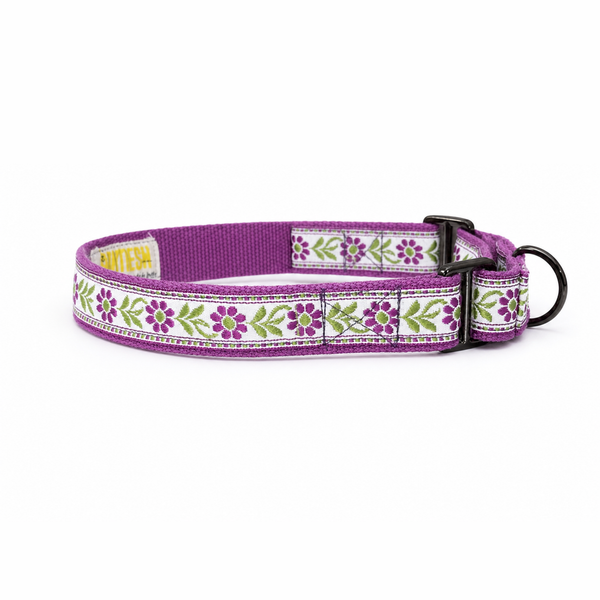 Martingale Dog Collar: Lavendar Sunshine