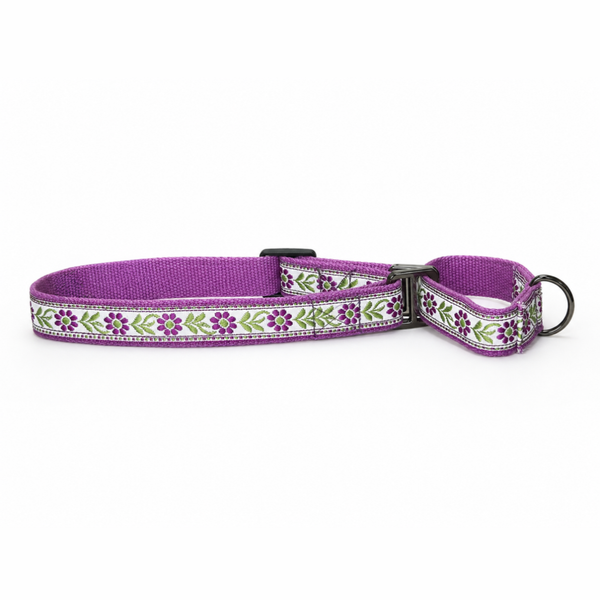 Martingale Dog Collar: Lavendar Sunshine