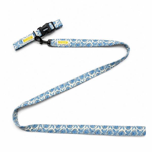 Santorini Cotton Dog Leash