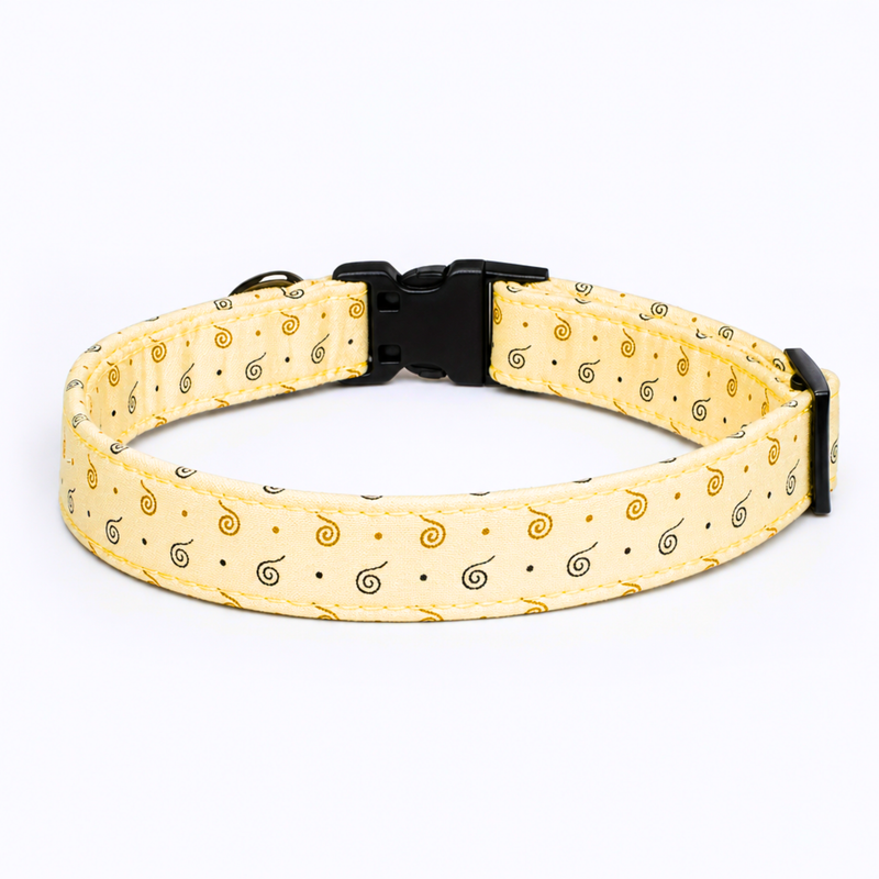 Honey Swirl Dog Collar & Leash