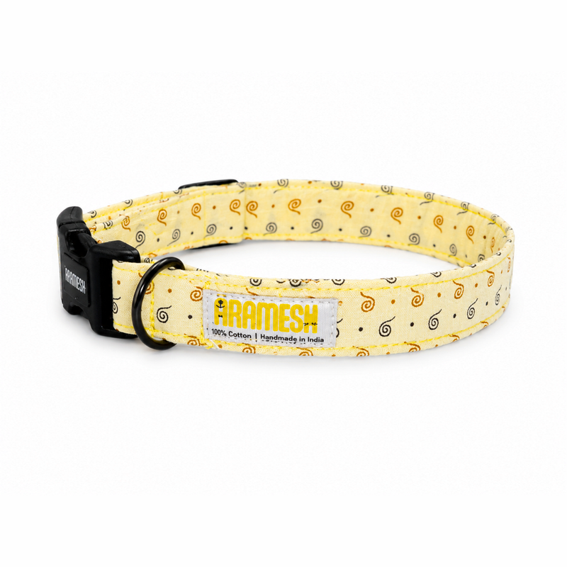 Honey Swirl Dog Collar & Leash