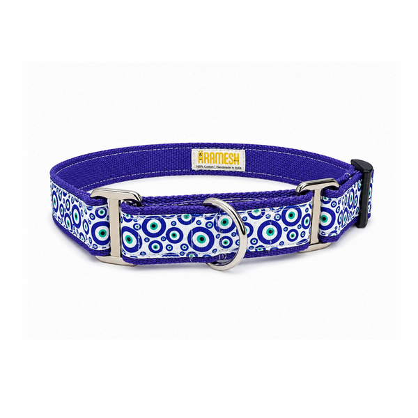 Martingale Dog Collar: Nazar Charm