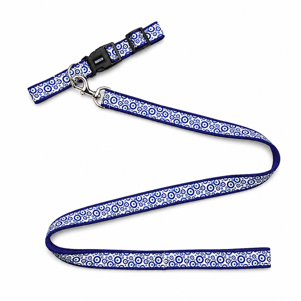 Nazar Charm Dog Collar & Leash