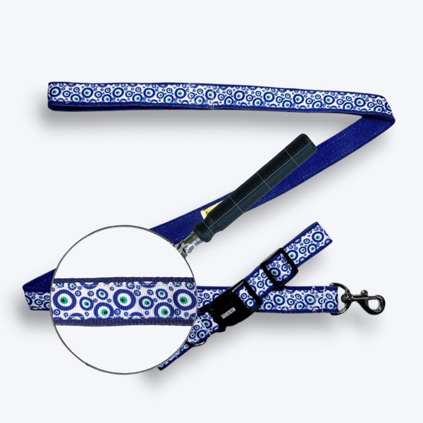 Nazar Charm Dog Collar & Leash