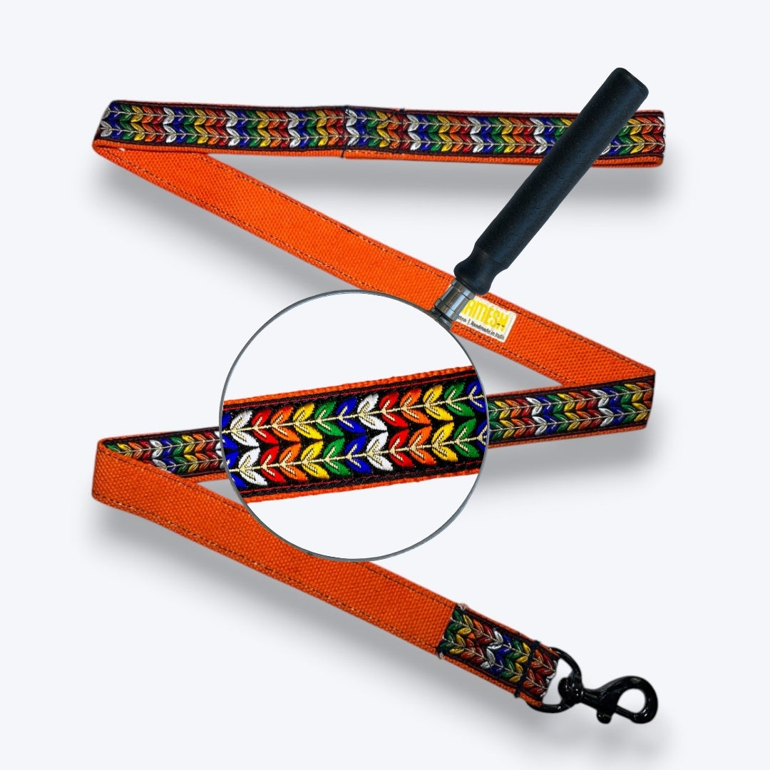 Colourful Trails Dog Collar & Leash