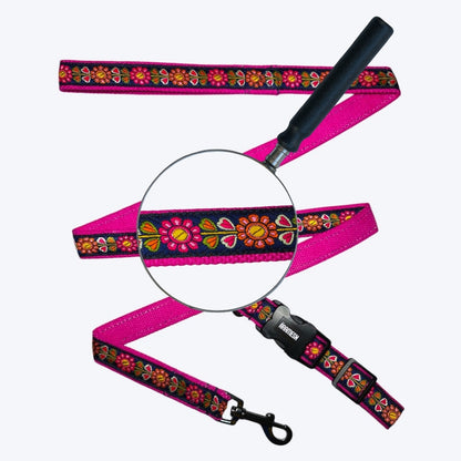 Sunflower Mist Dog Collar & Leash
