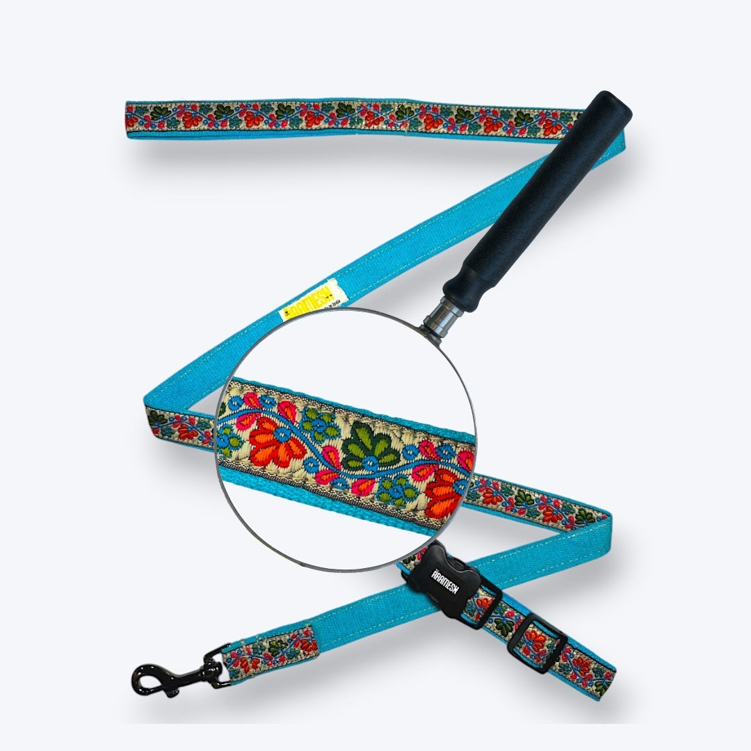 Floral Skies Dog Collar & Leash